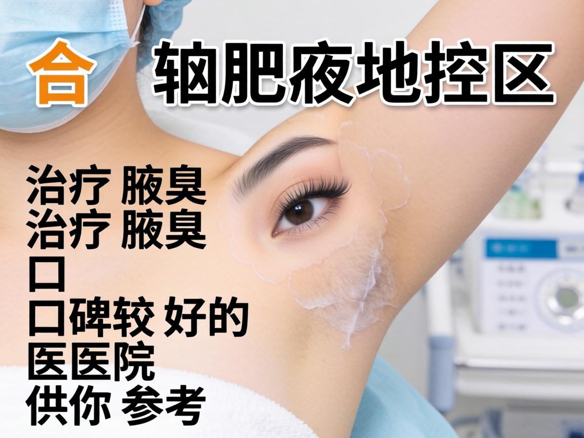 以下是合肥地区治疗腋臭口碑较好的医院，供你参考