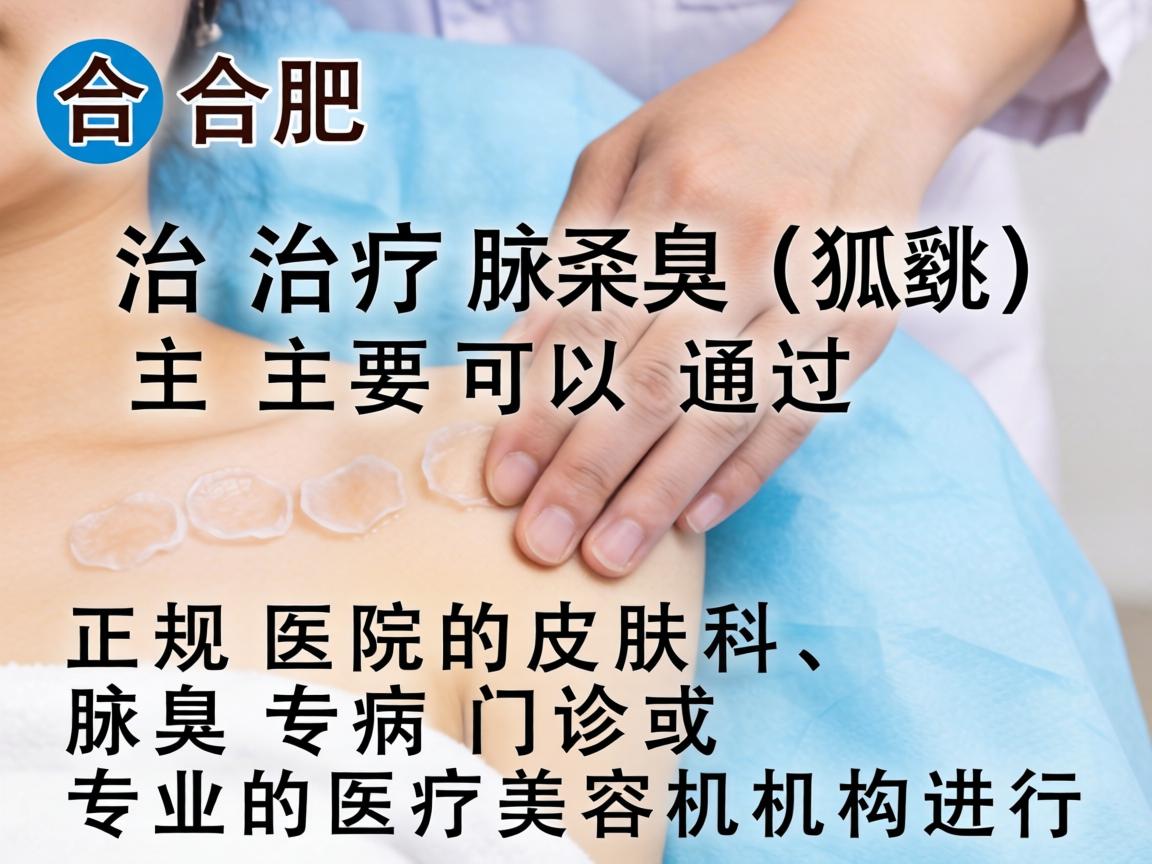 在合肥，治疗腋臭（狐臭）主要可以通过正规医院的皮肤科、腋臭专病门诊或专业的医疗美容机构进行