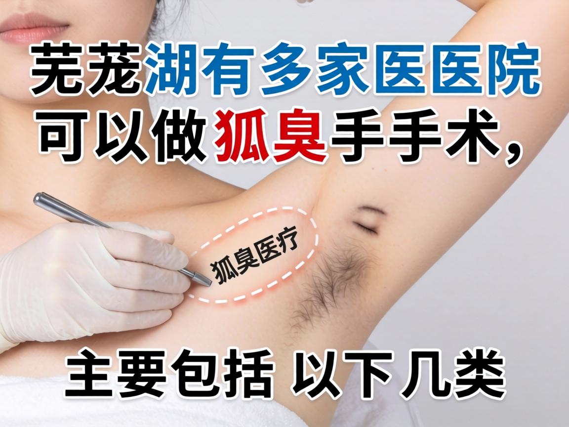 芜湖有多家医院可以做狐臭手术，主要包括以下几类