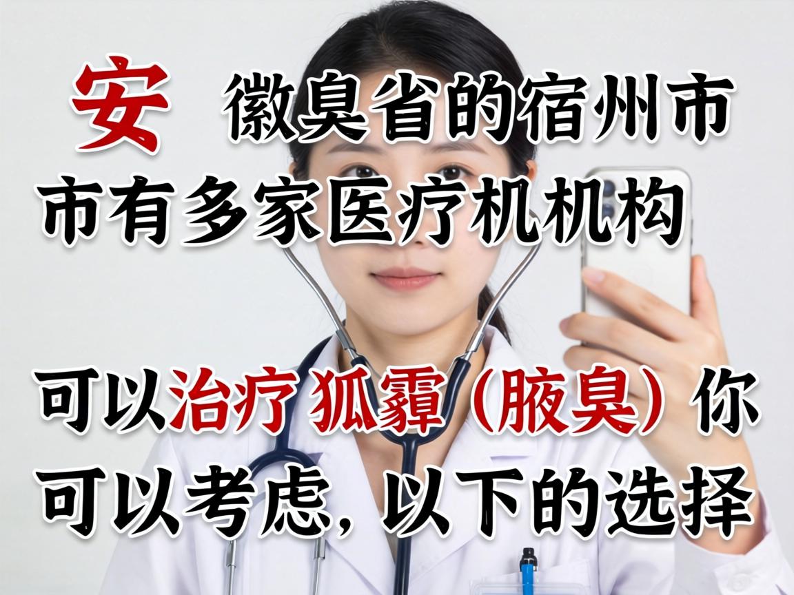 是的,安徽省宿州市有多家医疗机构可以治疗狐臭(腋臭)你可以考虑以下选择 是的,安徽省宿州市有多家医疗机构可以治疗狐臭(腋臭)你可以考虑以下选择