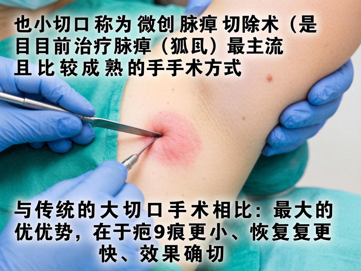 小切口腋臭手术（也称为微创腋臭切除术）是目前治疗腋臭（狐臭）最主流且比较成熟的手术方式。它与传统的大切口手术相比，最大的优势在于疤痕更小、恢复更快、效果确切