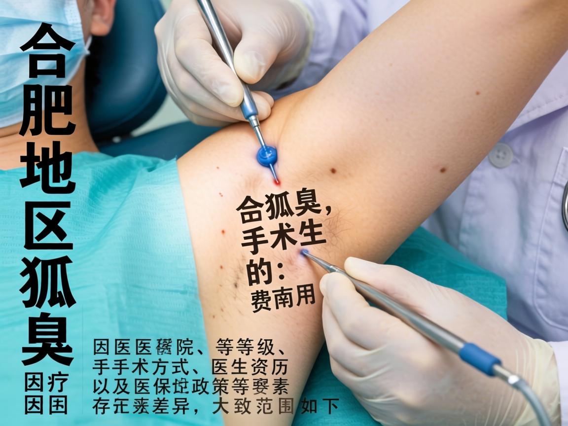 合肥地区狐臭手术的费用因医院等级、手术方式、医生资历以及医保政策等因素存在差异,大致范围如下 合肥地区狐臭手术的费用因医院等级、手术方式、医生资历以及医保政策等因素存在差异,大致范围如下