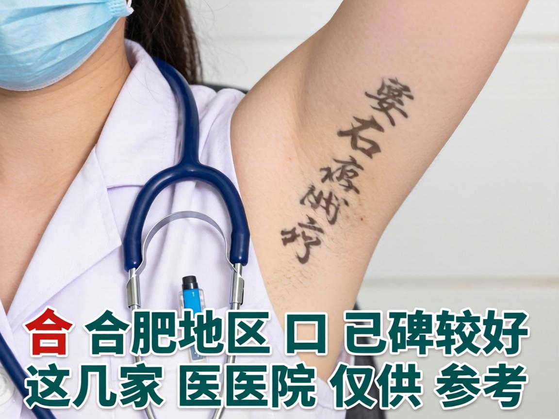 以下是合肥地区口碑较好的几家医院仅供参考