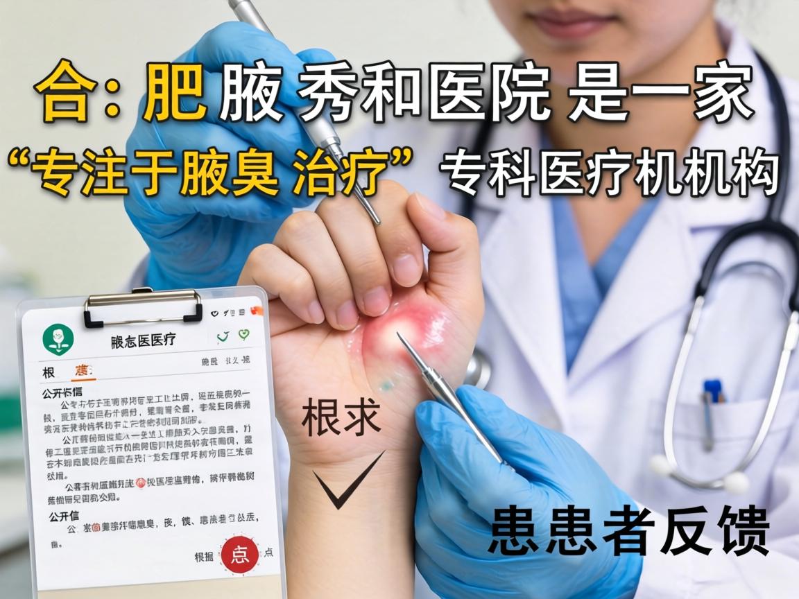 合肥腋秀医院是一家专注于腋臭治疗的专科医疗机构。根据公开信息和患者反馈，其特点包括