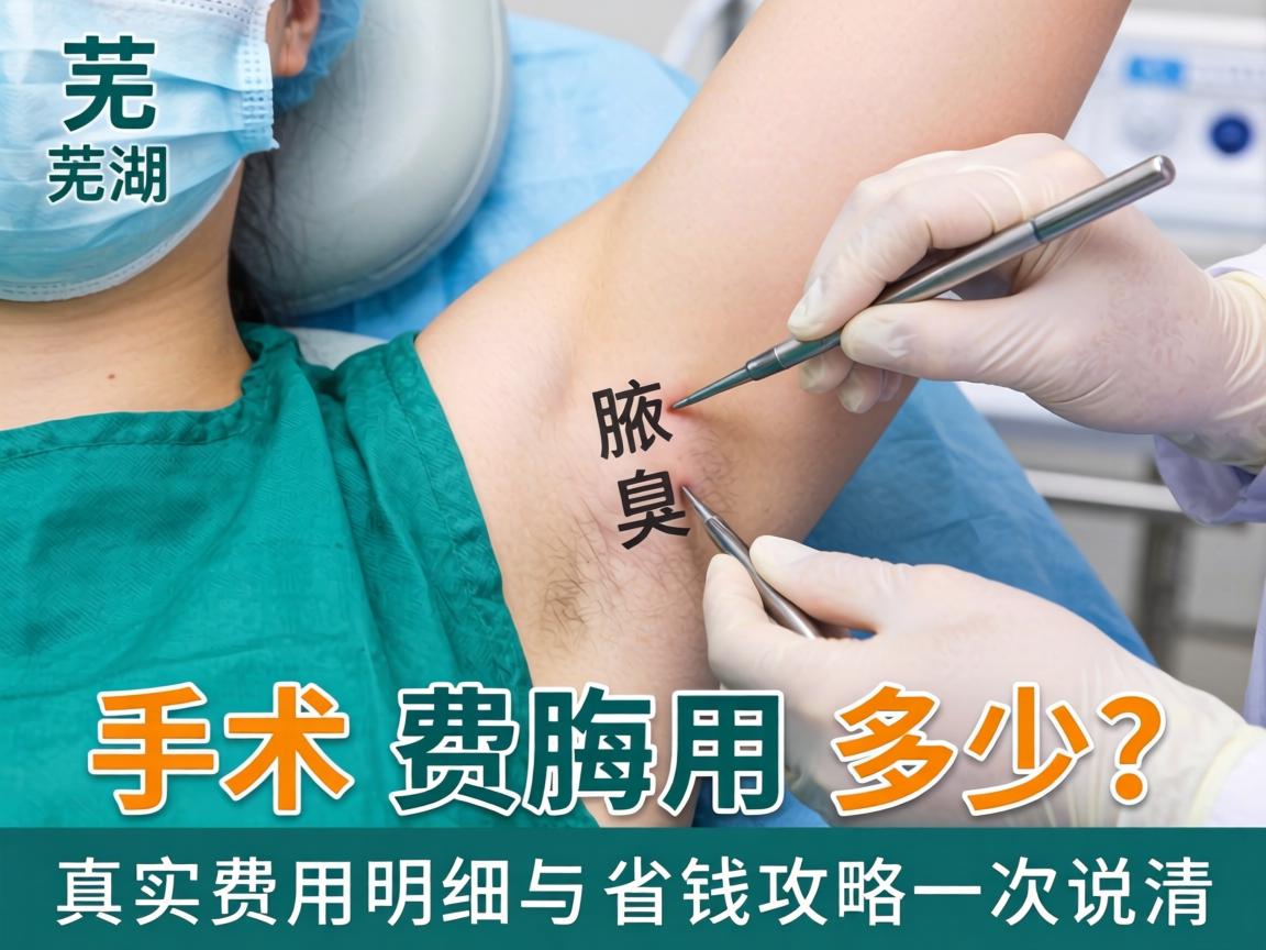 芜湖腋臭手术费用多少？真实费用明细与省钱攻略一次说清