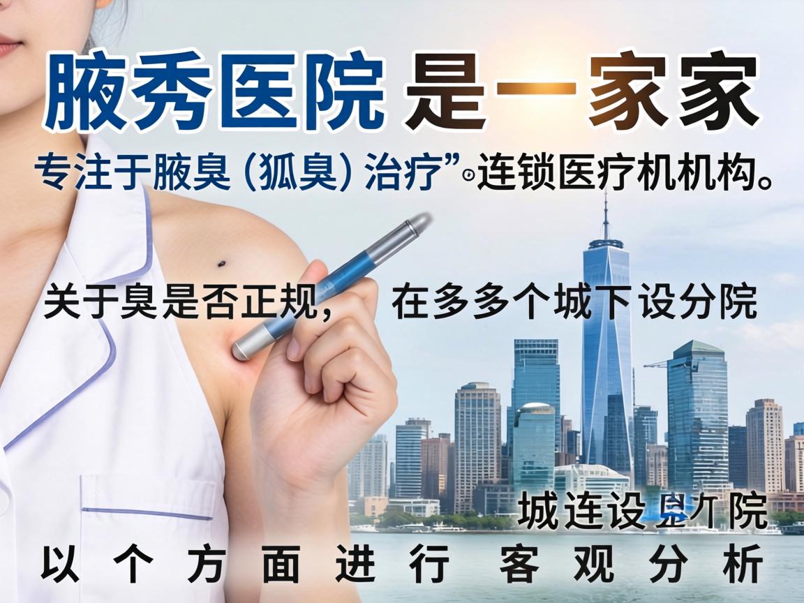 腋秀医院是一家专注于腋臭（狐臭）治疗的连锁医疗机构，在多个城市设有分院。关于其是否正规，可以从以下几个方面进行客观分析