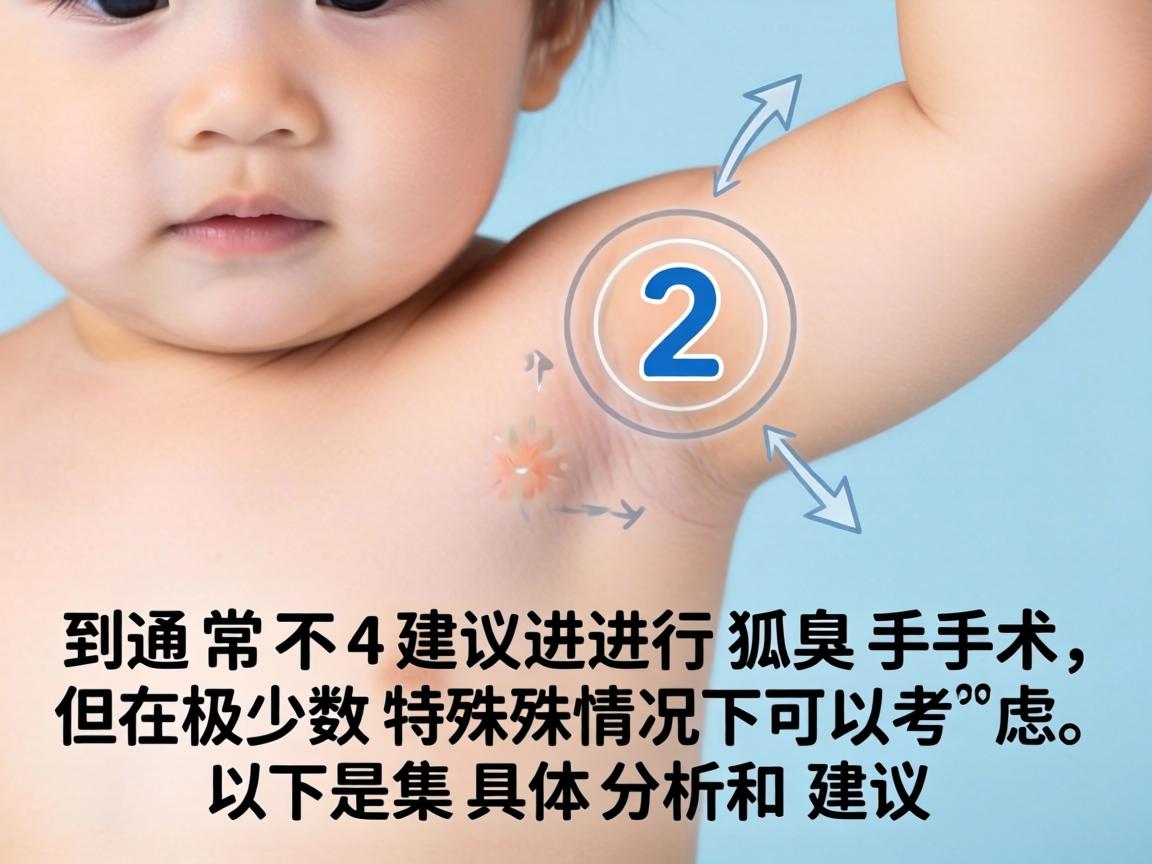 12岁通常不建议进行狐臭手术，但在极少数特殊情况下可以考虑。以下是具体分析和建议