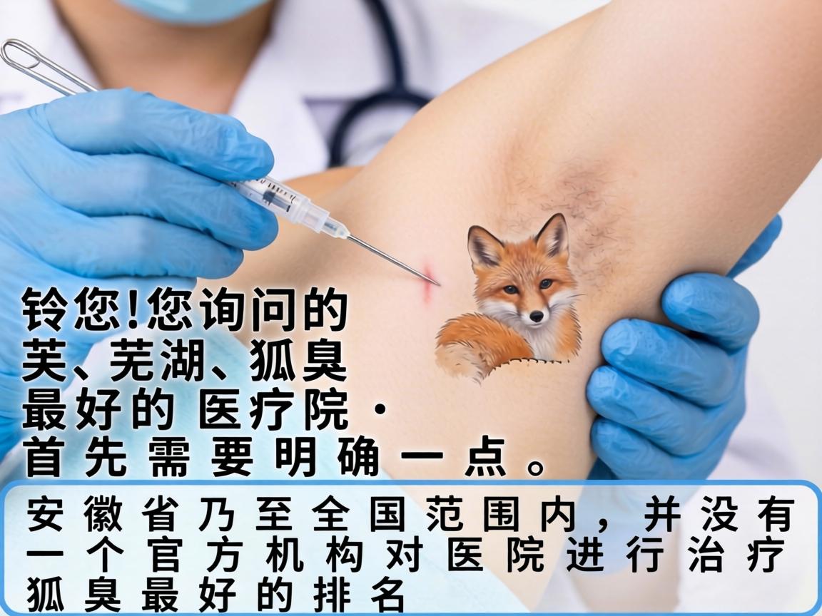 针对您询问的芜湖狐臭最好的医院，首先需要明确一点，安徽省乃至全国范围内，并没有一个官方机构对医院进行治疗狐臭最好的排名