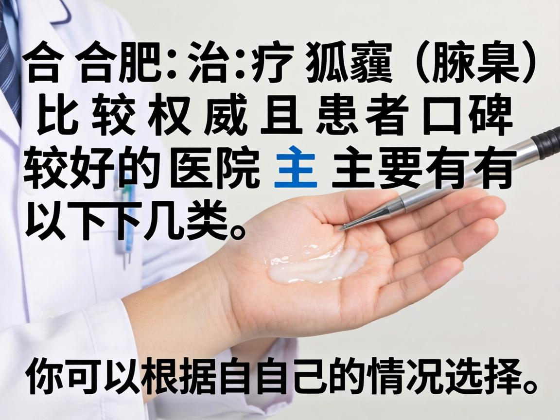 在合肥，治疗狐臭（腋臭）比较权威且患者口碑较好的医院主要有以下几类，你可以根据自己的情况选择