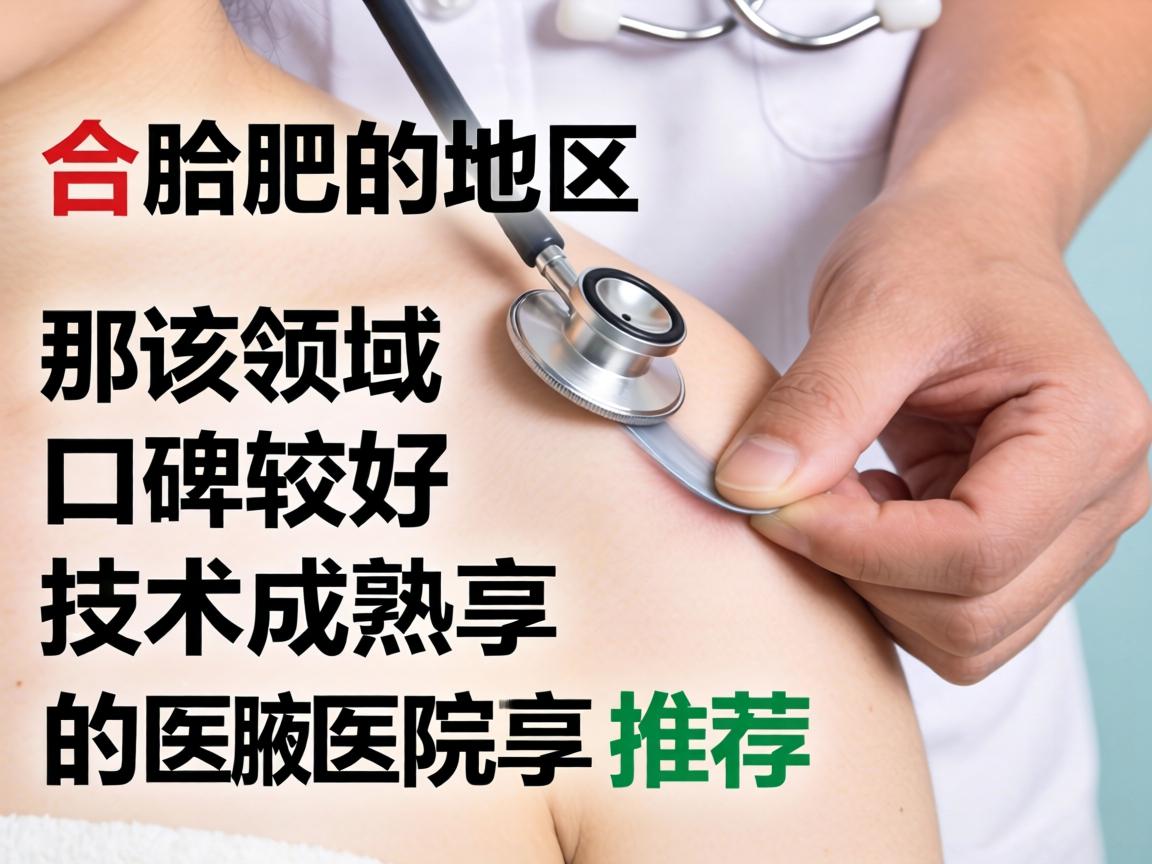 以下是合肥地区在该领域口碑较好、技术成熟的医院推荐