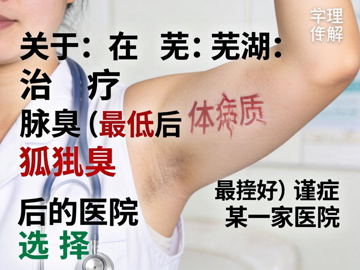 关于在芜湖治疗腋臭（狐臭）的医院选择，我理解这是一个需要谨慎比较的事情。作为AI，我无法直接推荐最好的某一家医院，因为这涉及到个人体质、病情严重程度以及医院的设备、医生经验等具体因素