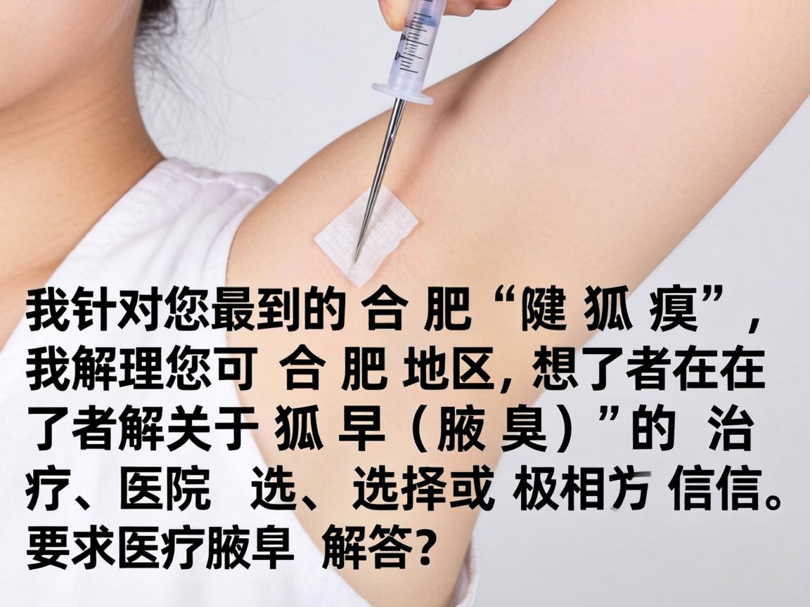 针对您提到的合肥狐臭，我理解您可能是在合肥地区，想了解关于狐臭（腋臭）的治疗、医院选择或相关信息。以下是对您问题的详细解答