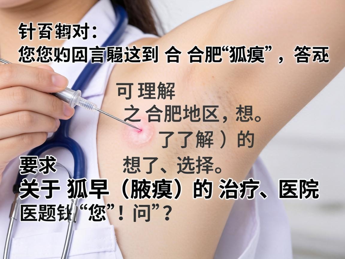 针对您提到的合肥狐臭，我理解您可能是在合肥地区，想了解关于狐臭（腋臭）的治疗、医院选择或相关信息。以下是对您问题的详细解答