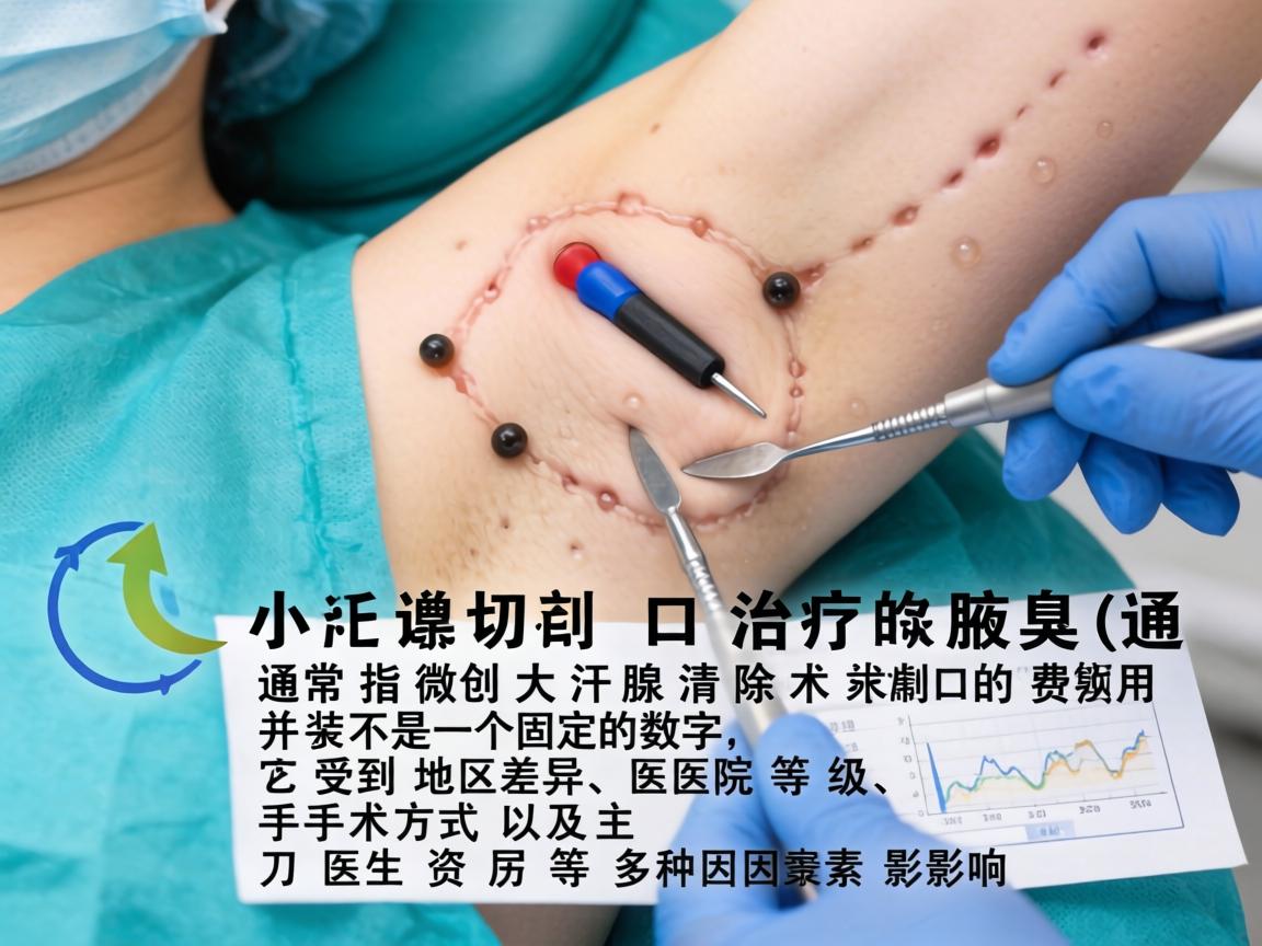 小切口治疗腋臭（通常指微创大汗腺清除术）的费用并不是一个固定的数字，它受到地区差异、医院等级、手术方式以及主刀医生资历等多种因素影响