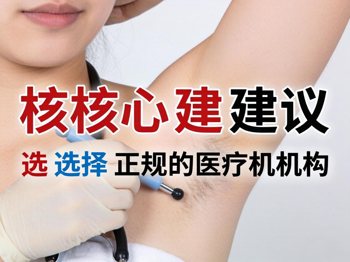 核心建议，选择正规的医疗机构