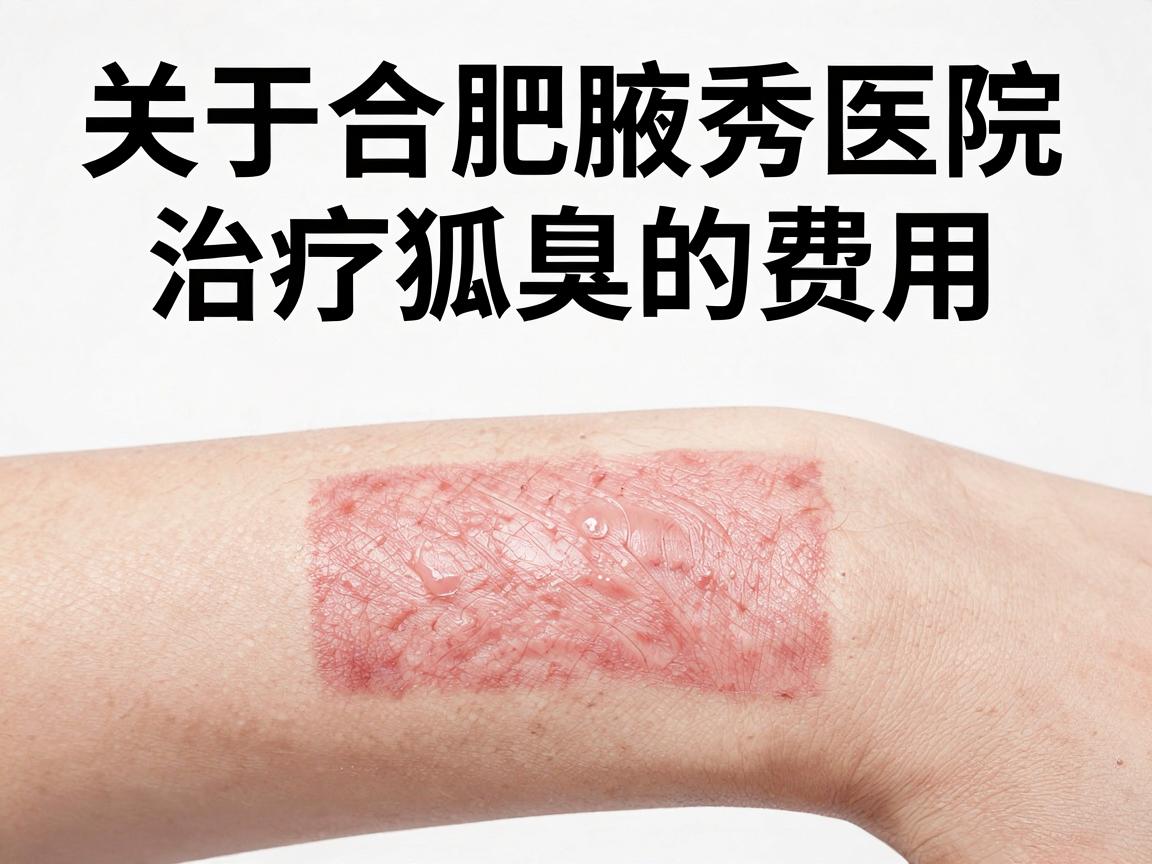 关于合肥腋秀医院治疗狐臭的费用，这里需要先说明一下，腋秀医院是一家以民营性质为主的连锁专科医院，因此其收费属于市场调节价，通常不透明且浮动较大，与公立三甲医院的统一定价有本质区别