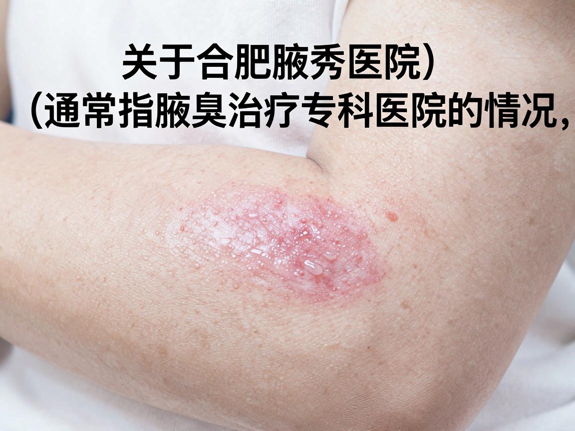 关于合肥腋秀医院（通常指腋臭治疗专科医院）的情况，需要从医院资质、治疗技术、费用以及注意事项几个方面来客观分析