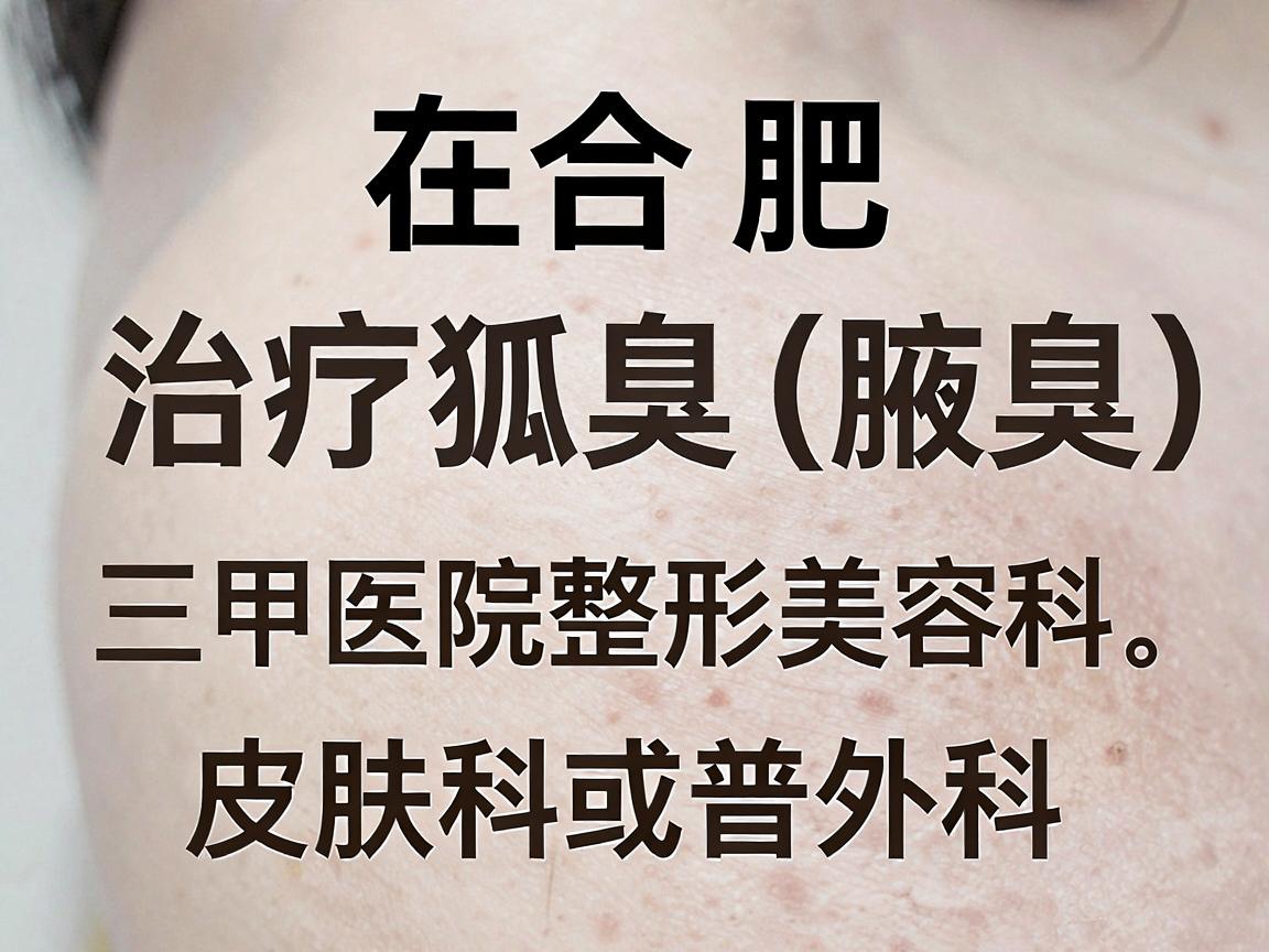 在合肥，治疗狐臭（腋臭）的医疗机构选择较多，主要集中在三甲医院的整形美容科、皮肤科或普外科。以下是几家口碑较好、技术成熟的医院推荐，供你参考