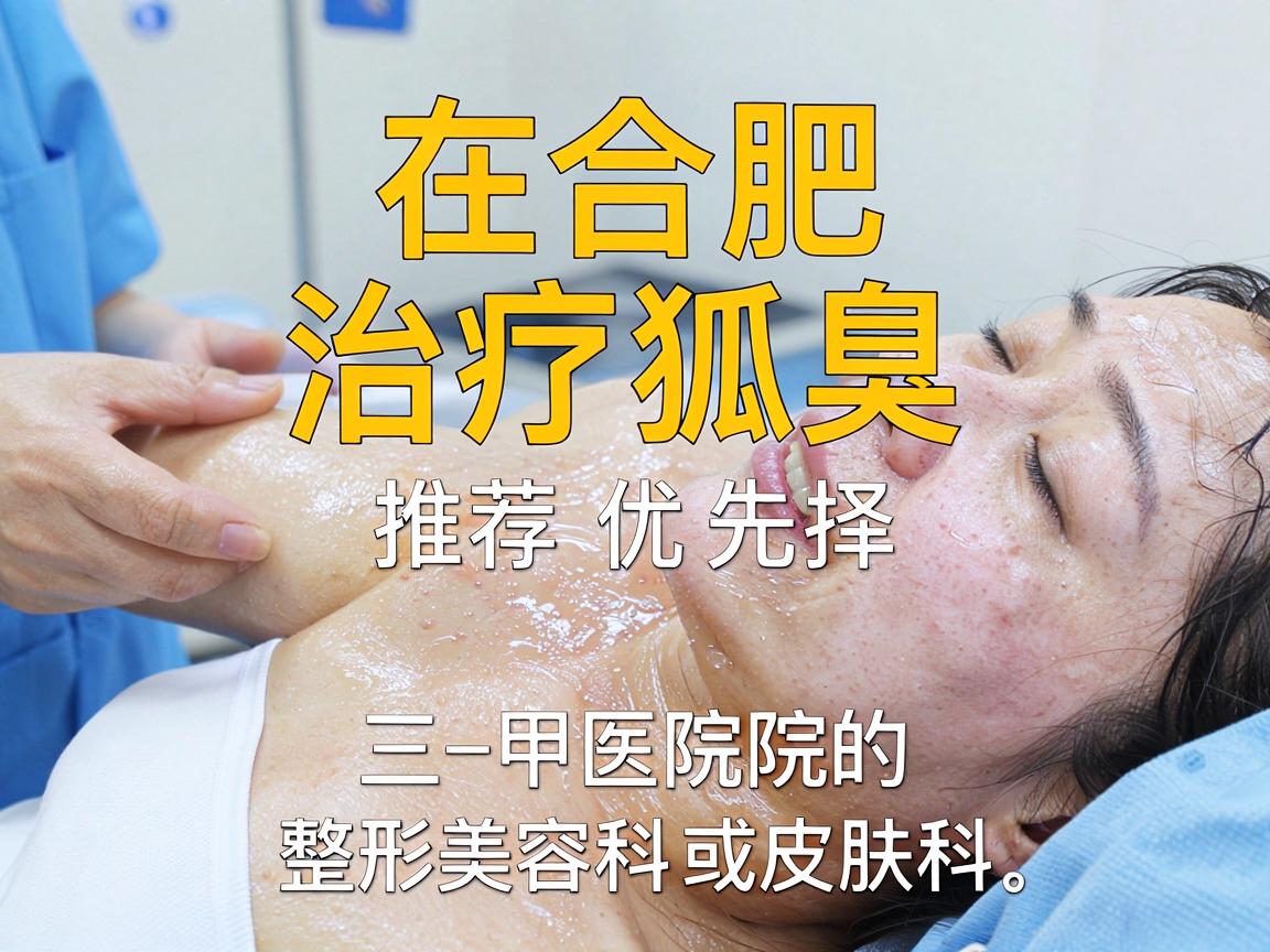 在合肥，治疗狐臭（腋臭）推荐优先选择三甲医院的整形美容科或皮肤科。狐臭手术属于择期手术，医院的医疗技术（特别是微创技术）和医生经验比单纯的名气更重要