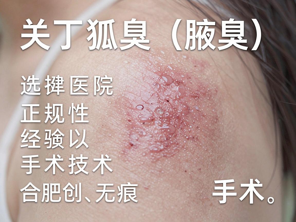 关于狐臭（腋臭）手术，选择医院的关键在于正规性、医生经验以及手术技术（如微创、无痕）合肥作为省会城市，医疗资源相对丰富。以下是一些选择建议和合肥地区相对权威的医院方向，供你参考