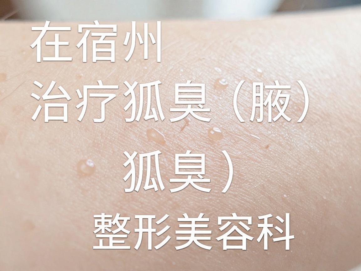 在宿州，治疗狐臭（腋臭）通常可以选择公立医院的皮肤科、普外科（腋臭专科）或整形美容科。以下是宿州地区几家比较权威且常被推荐的医院，以及对应的科室选择建议