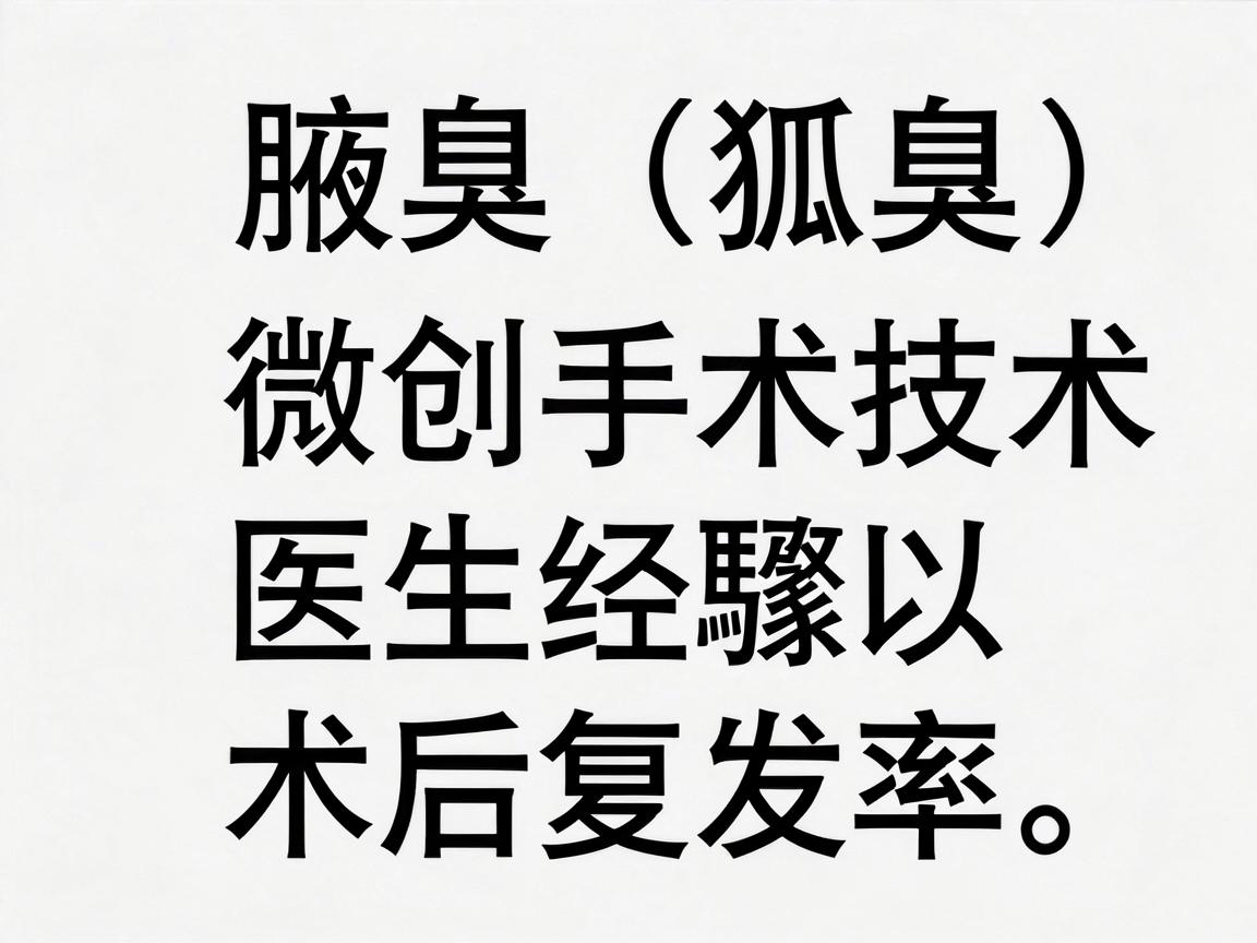 选择治疗腋臭（狐臭）的医院，关键看微创手术技术、医生经验以及术后复发率。在合肥，医疗资源比较丰富，没有绝对的最好医院，但有几家在腋臭治疗领域口碑和实力都比较突出的