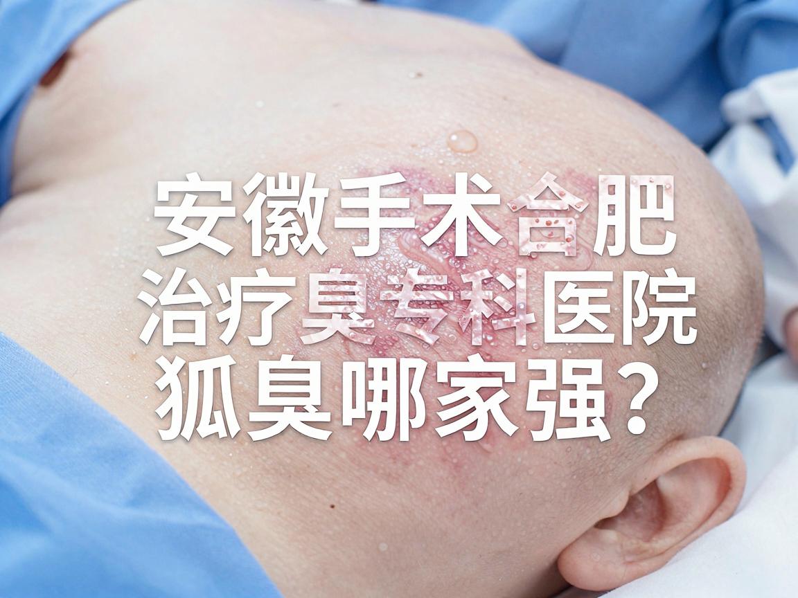 安徽手术治疗狐臭的医院哪家强？合肥腋秀腋臭专科医院的手术治疗优势解析