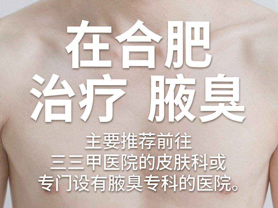 在合肥，治疗腋臭（狐臭）主要推荐前往三甲医院的皮肤科或专门设有腋臭专科的医院。以下是综合口碑和医疗水平后的建议，供你参考