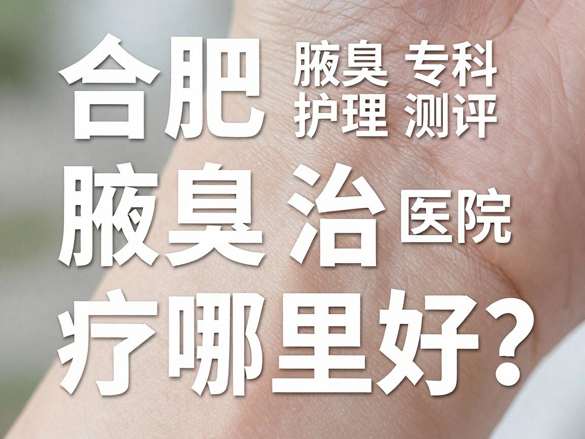 合肥腋臭治疗哪里好？合肥腋臭专科医院真实测评与护理指南