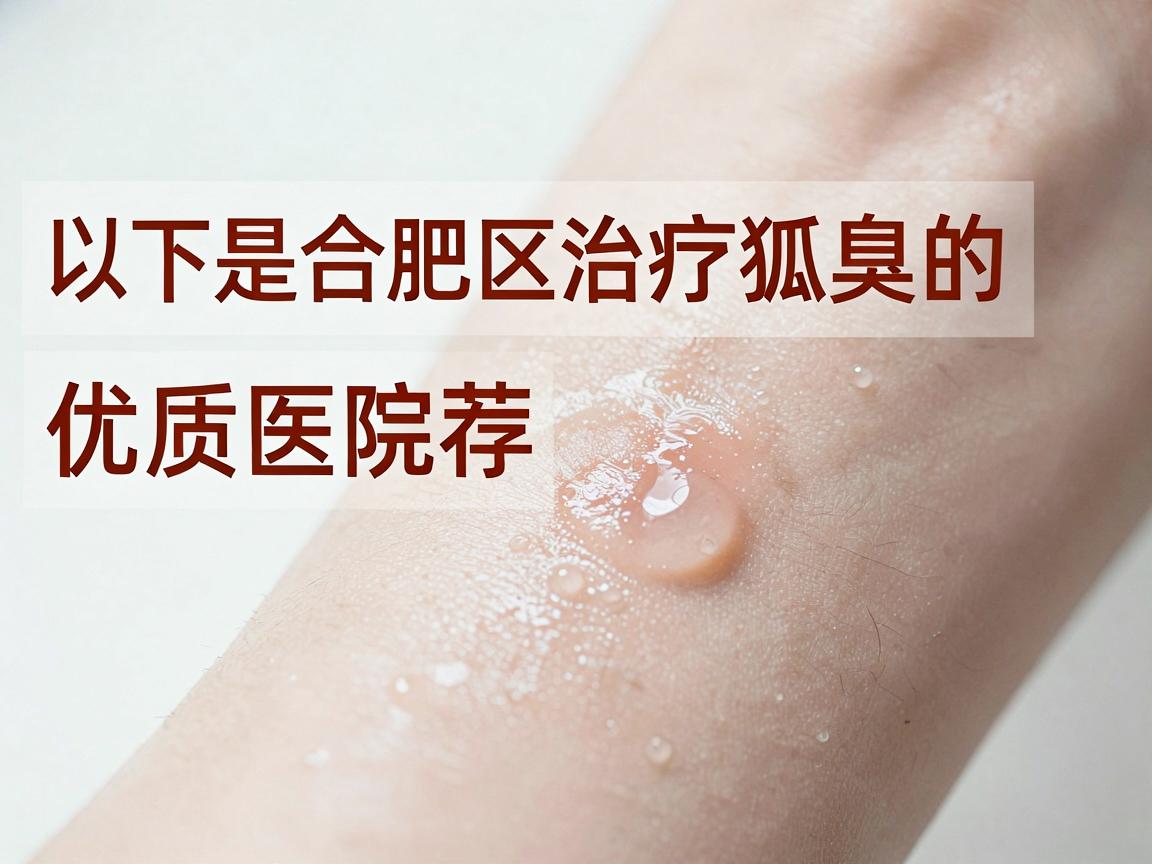 以下是合肥地区治疗狐臭的优质医院推荐，按推荐优先级排序