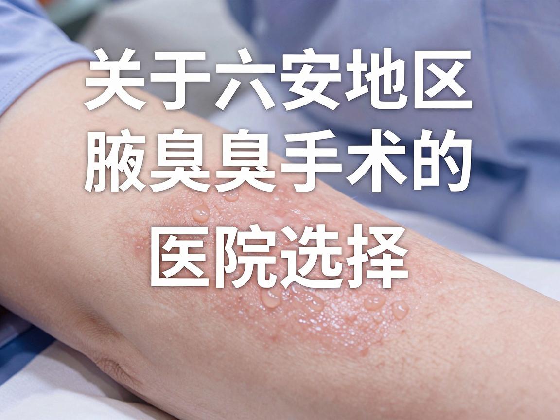 关于六安地区腋臭手术的医院选择，由于医疗技术、医生经验和患者评价存在个体差异，建议您通过以下渠道获取最新、最准确的信息