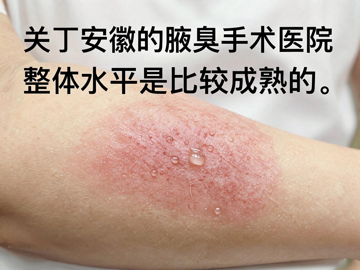 关于安徽的腋臭手术医院，整体水平是比较成熟的。安徽省内，尤其是在合肥，拥有多家三甲医院的皮肤科或整形外科，能够提供规范、有效的腋臭治疗