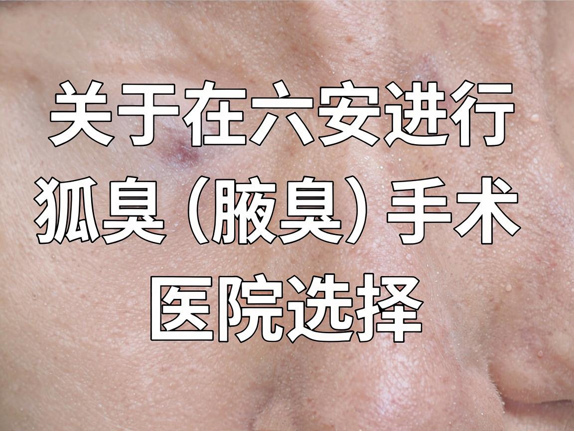 关于在六安进行狐臭（腋臭）手术的医院选择，我无法提供具体的医疗推荐或对某家医院进行评级。不过，我可以为你提供一些选择医院时可以考虑的参考信息，帮助你做出更合适的决定
