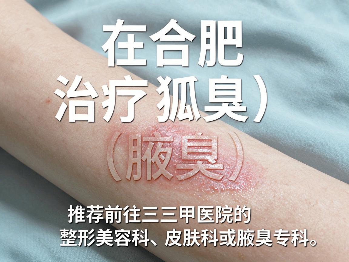 在合肥,治疗狐臭(腋臭)推荐前往三甲医院的整形美容科、皮肤科或腋臭专科。由于狐臭手术(微创或传统)对医生经验要求较高,建议优先选择公立三甲医院 在合肥,治疗狐臭(腋臭)推荐前往三甲医院的整形美容科、皮肤科或腋臭专科。由于狐臭手术(微创或传统)对医生经验要求较高,建议优先选择公立三甲医院