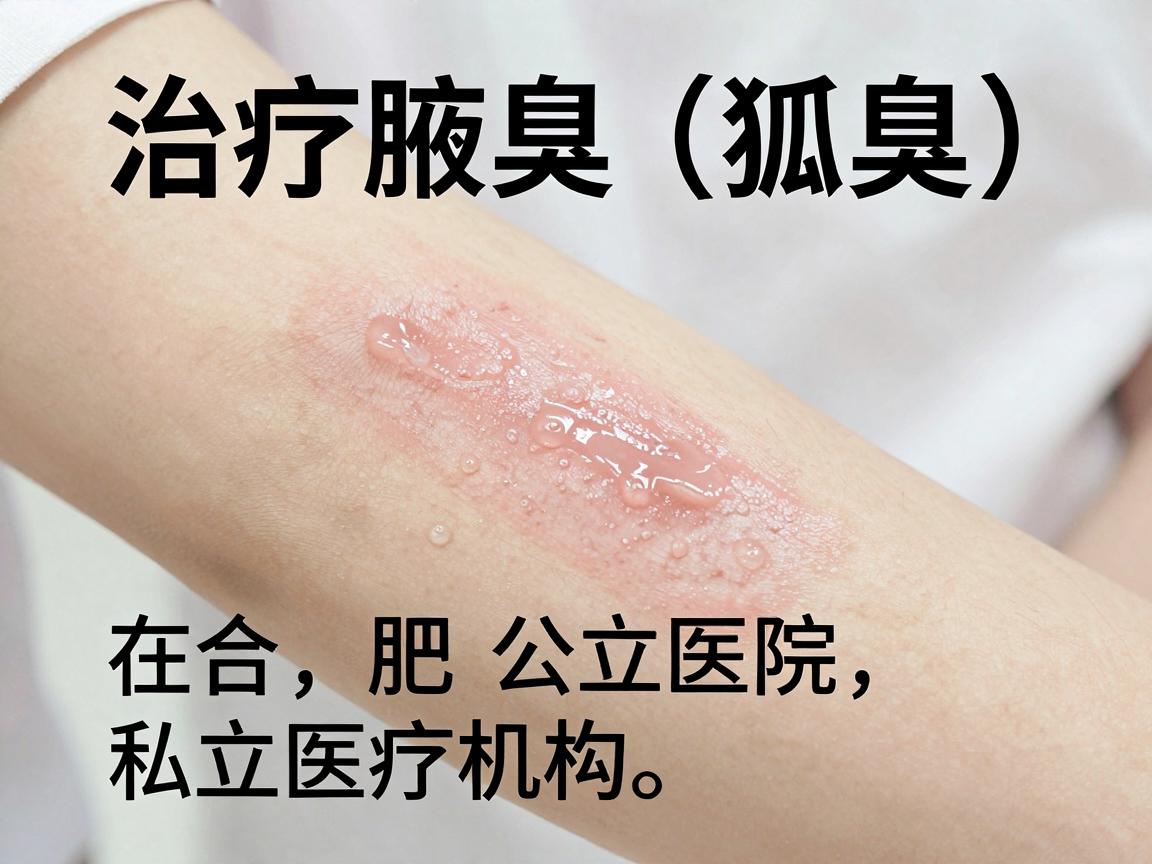 治疗腋臭（狐臭）在合肥有多种选择，主要分为公立医院和私立医疗机构。以下是具体建议，供您参考