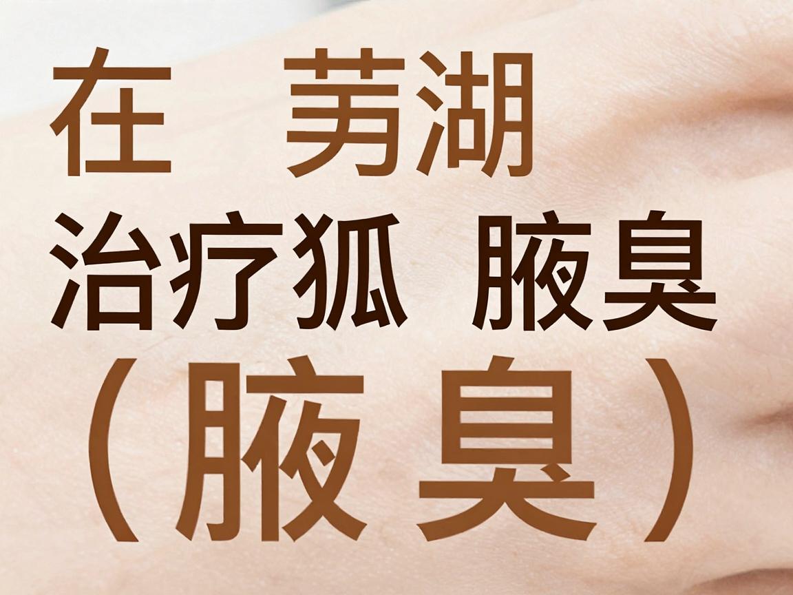 在芜湖，治疗狐臭（腋臭）首选的通常是三甲医院的皮肤科或普外科（腋臭专科）以下是具体的推荐和选择建议