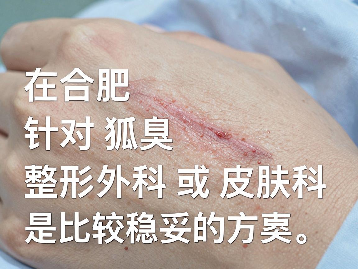 在合肥，针对狐臭（腋臭）手术，选择正规的公立三甲医院整形外科或皮肤科是比较稳妥的方式。以下是几家在当地口碑较好、技术相对成熟的医院供你参考