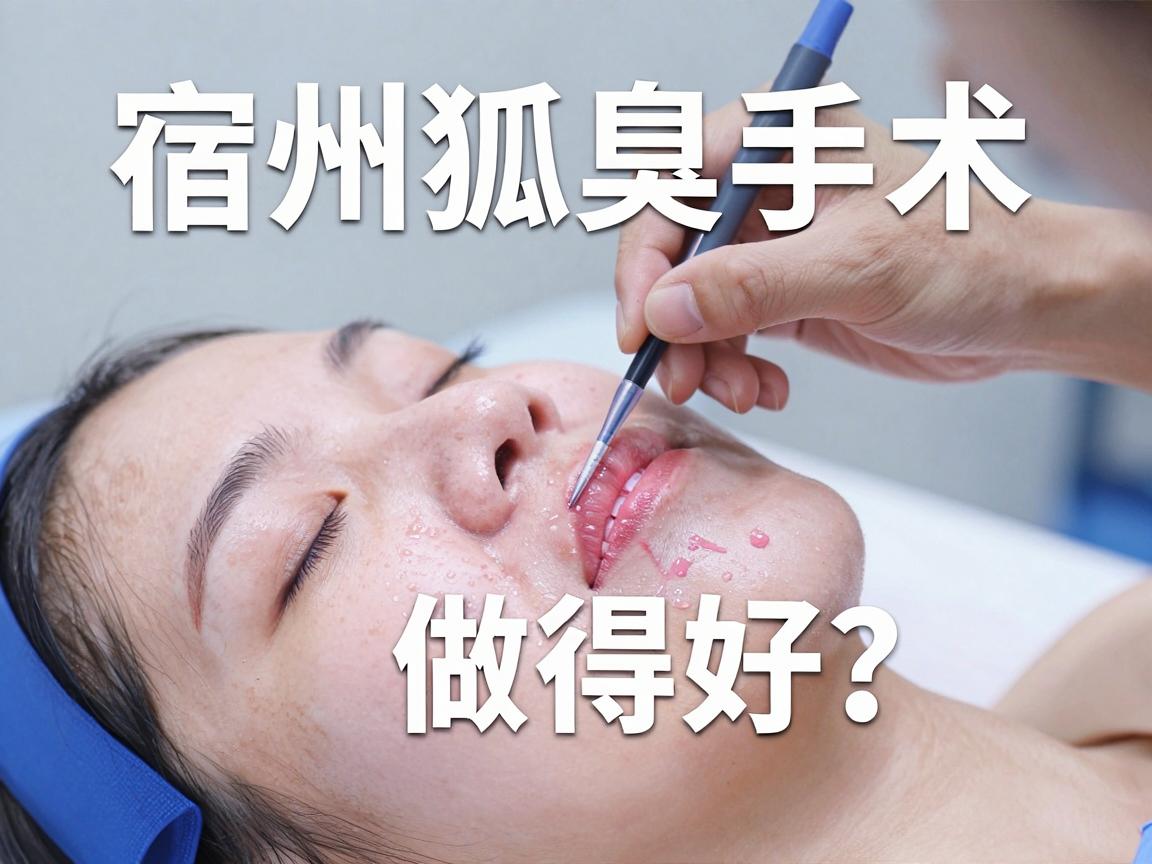 宿州狐臭手术哪个医院做得好？宿州狐臭手术医院选择指南