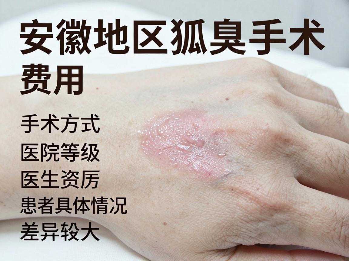 安徽地区做狐臭手术的费用因手术方式、医院等级、医生资历和患者具体情况差异较大，通常在2000元到10000元之间。以下是具体的费用参考和影响因素
