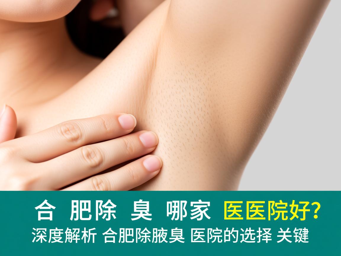 合肥除腋臭哪家医院好？深度解析合肥除腋臭医院的选择关键
