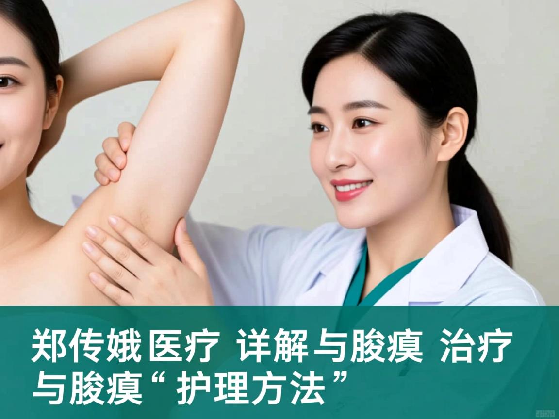 腋臭治疗选择，郑传娥医生详解腋臭治疗与腋臭护理方法