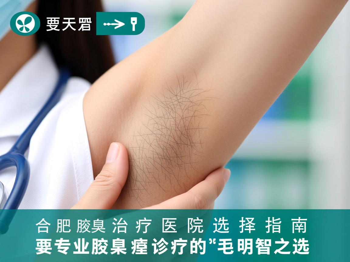 合肥腋臭治疗医院选择指南，专业腋臭诊疗的明智之选