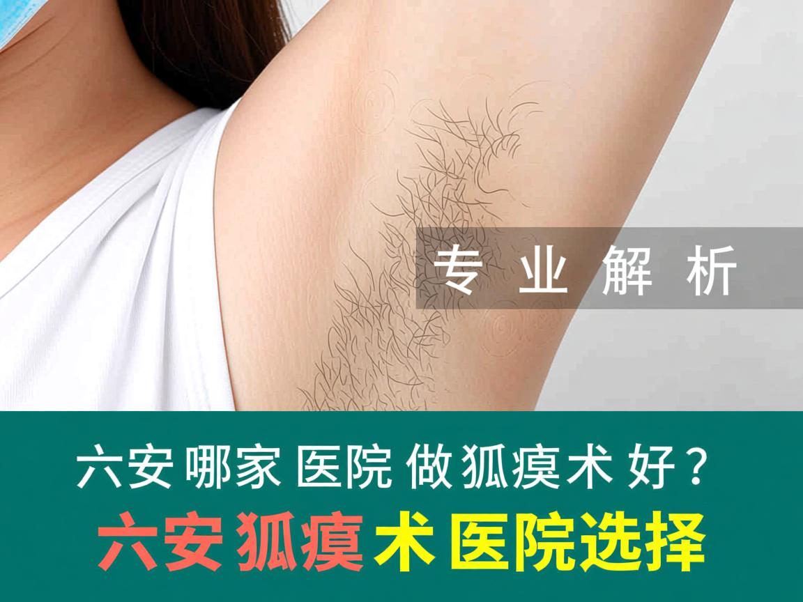 六安哪家医院做狐臭术好？专业解析六安狐臭术医院选择