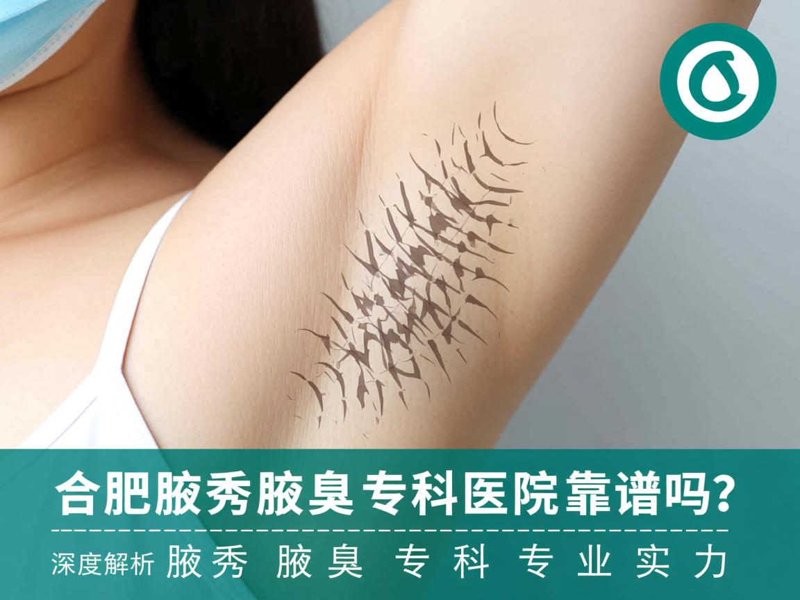 合肥腋秀腋臭专科医院靠谱吗？深度解析腋秀腋臭专科的专业实力