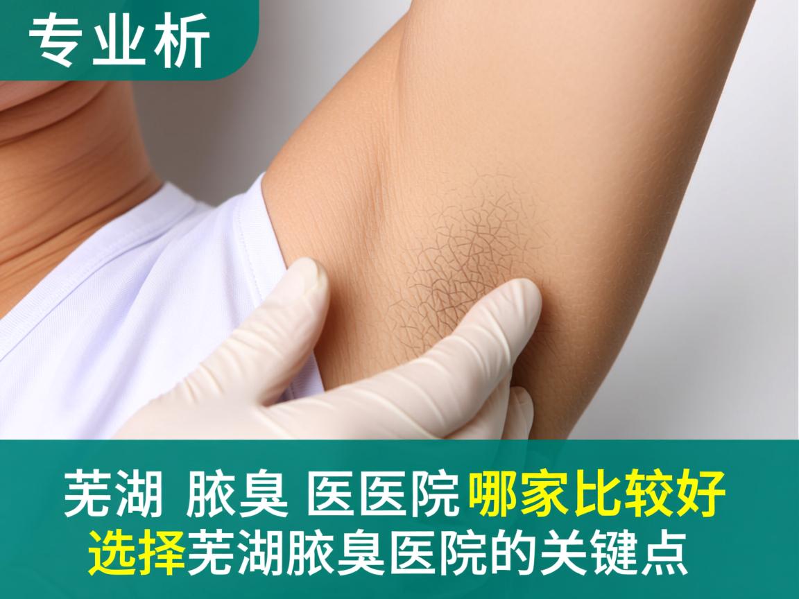 专业解析，芜湖腋臭医院哪家比较好，选择芜湖腋臭医院的关键点