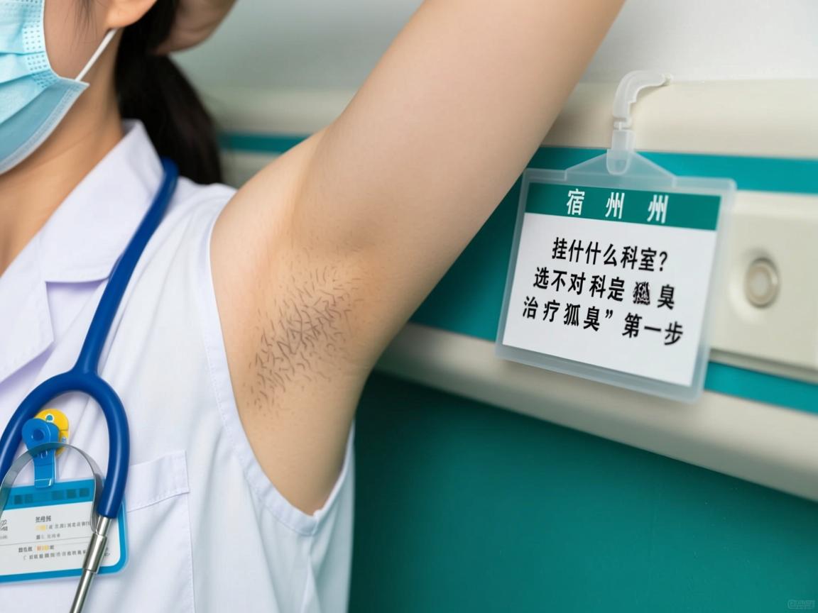 宿州狐臭挂什么科室？选对科室是治疗狐臭的第一步