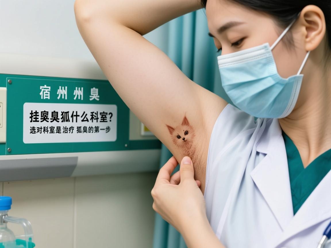 宿州狐臭挂什么科室？选对科室是治疗狐臭的第一步