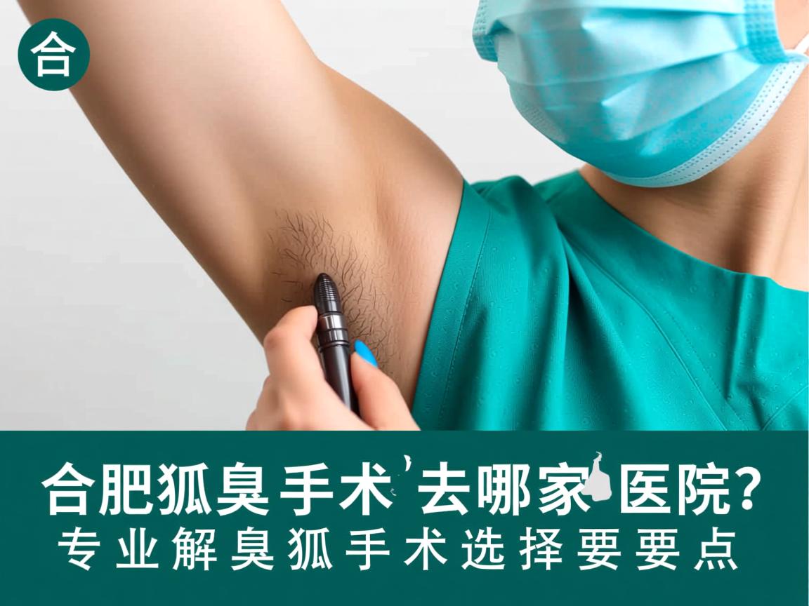 合肥狐臭手术去哪家医院？专业解析狐臭手术选择要点