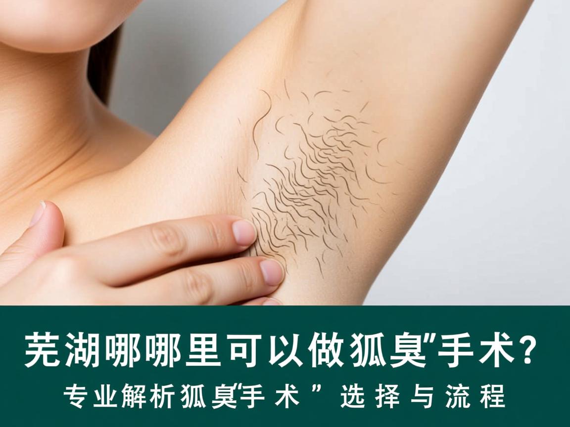 芜湖哪里可以做狐臭手术？专业解析狐臭手术的选择与流程