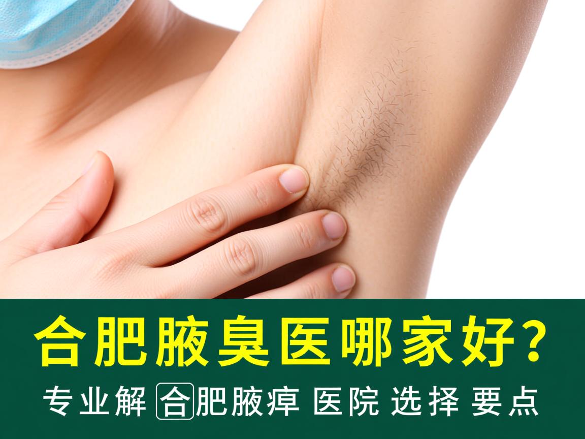 合肥腋臭医院哪家好？专业解析合肥腋臭医院的选择要点